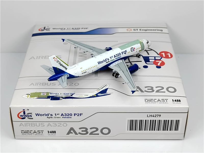 JC Wings for Airbus A320P2F D-AAES ST Engineering World's 1st A320